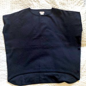 Cuyana black alpaca tunic